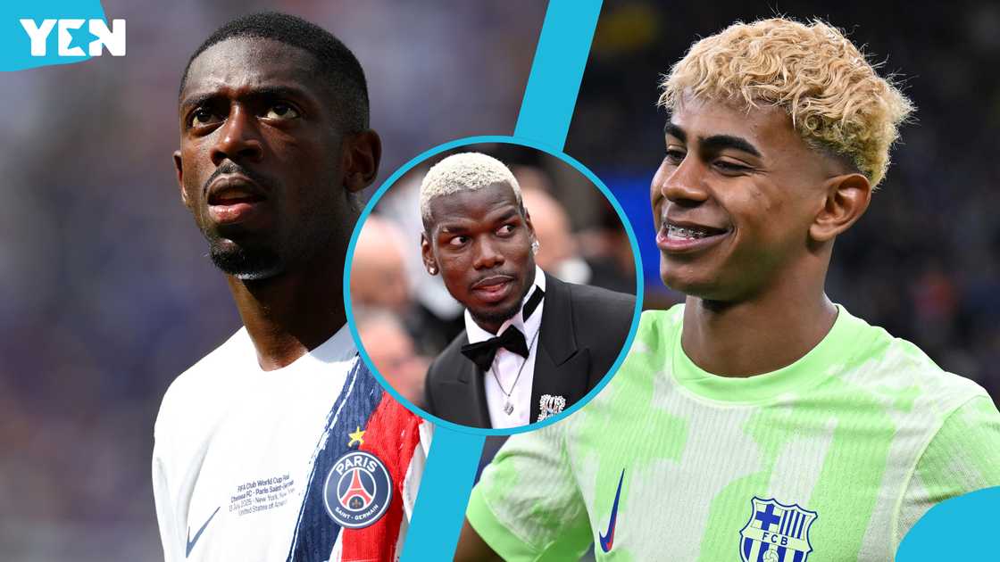 Paul Pogba, Lamine Yamal, Ousmane Dembele, Ballon d'Or 2025