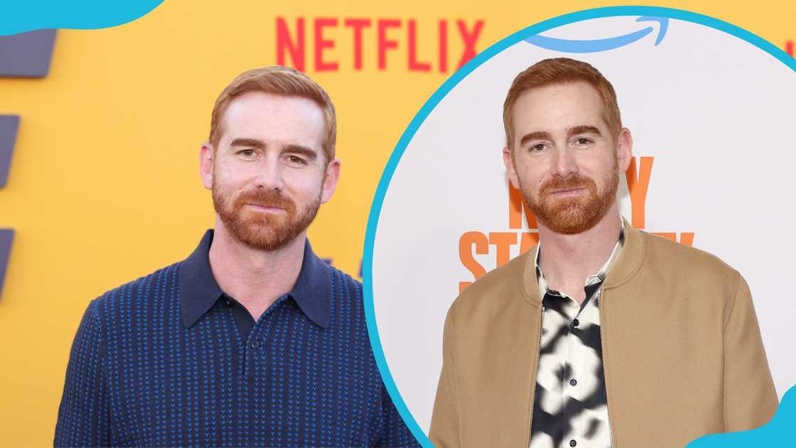 Andrew Santino at the premiere of Netflix's "Me Time" (L) and (R) at the "Ricky Stanicky" New York Premiere. Andrew Santino at the premiere of Netflix's "Me Time" (L) and (R) at the "Ricky Stanicky" New York Premiere.