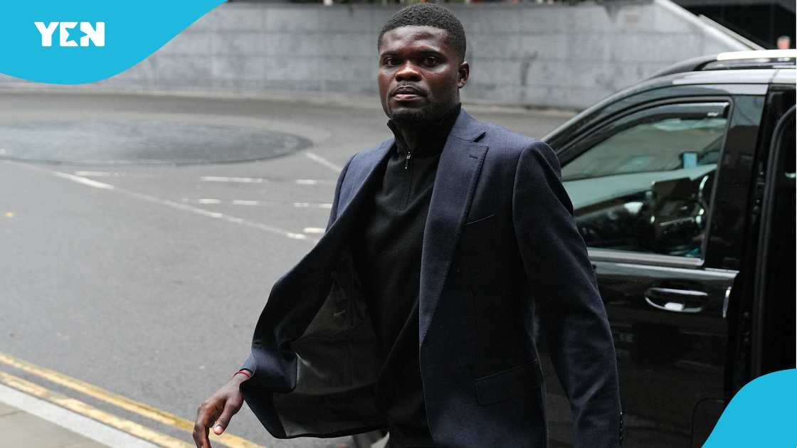 Thomas Partey, Partey in court, Partey not guilty, Partey enters plea, Southwark Crown Court, Partey denies charges. Thomas Partey, Partey in court, Partey not guilty, Partey enters plea, Southwark Crown Court, Partey denies charges.