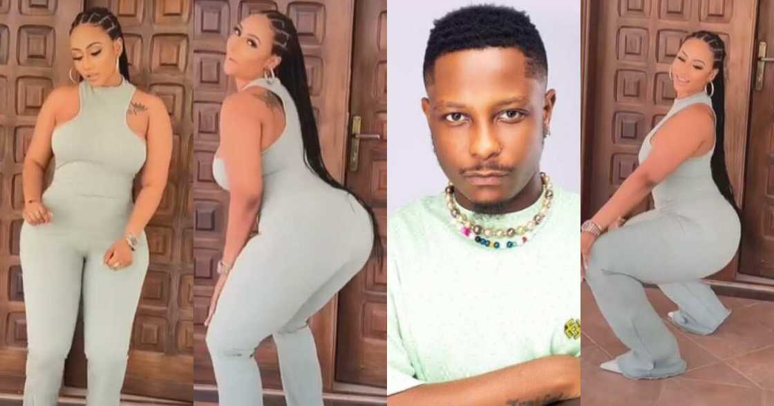 Hajia4Real Shakes Whole Body Massively to Kelvyn Boy’s Down Flat