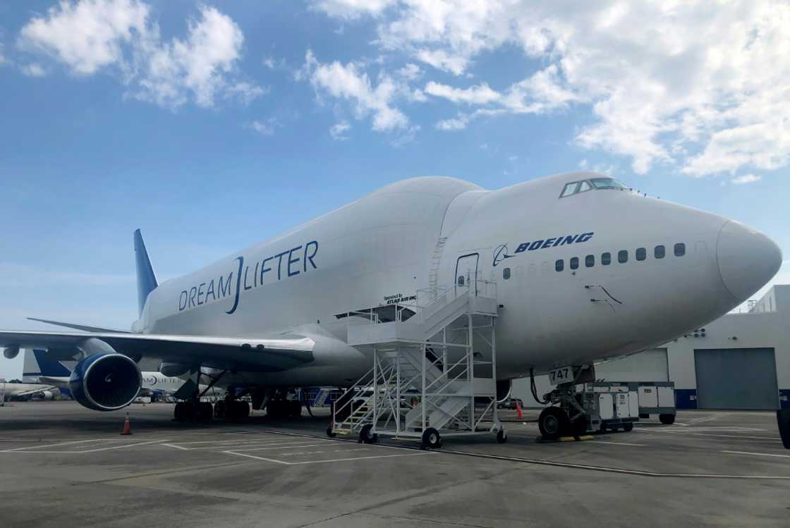 Boeing's 747 Dreamlifter is designed to carry bulky goods