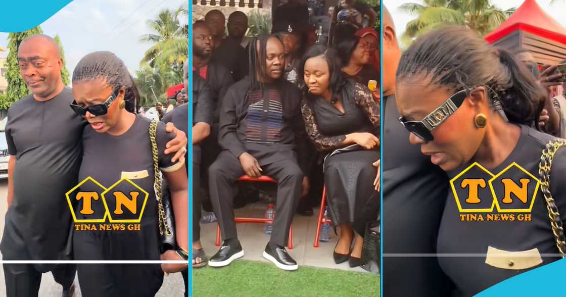 Delay, Delay Daddy Lumba, Delay weeps at Lumba's home, Delay Lumba widow, Lumba house, Lumba condolence visit Delay, Delay Daddy Lumba, Delay weeps at Lumba's home, Delay Lumba widow, Lumba house, Lumba condolence visit