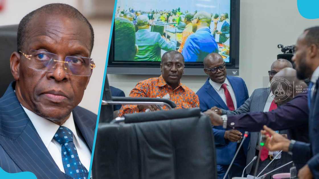 Speaker Bagbin Suspends Annoh-Dompreh, 3 Other MPs After Brawl At Appointments Committee Speaker Bagbin Suspends Annoh-Dompreh, 3 Other MPs After Brawl At Appointments Committee