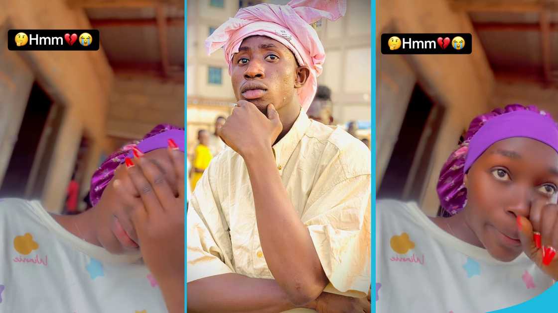 C Confion's girlfriend, Sandra Adwoa Diamond, Sandra cries in a video, What happened to C Confion, C Confions funny videos, C Confion's illness