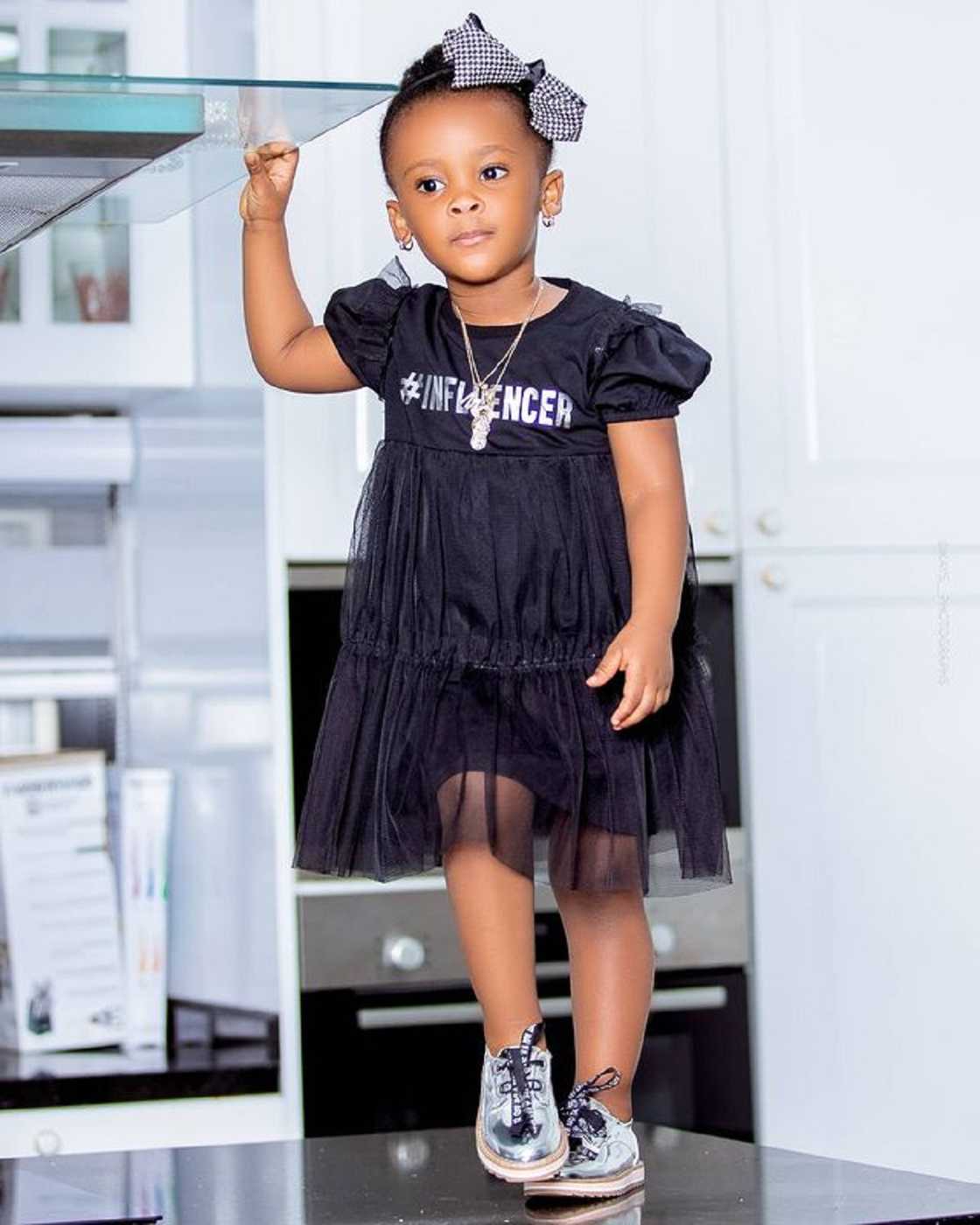 Baby Maxin: McBrown’s Daughter Surprises fans with her Adult Poses in 7 Photos at age 2