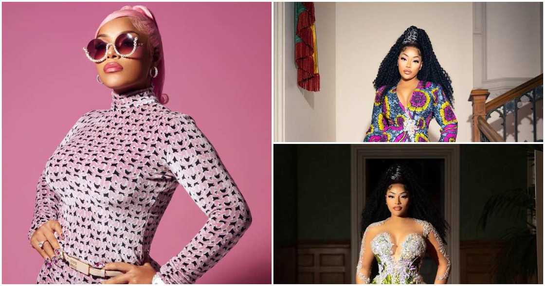 Celebrity Styles: Stefflon Don Slays In Elegant African Print Dresses By Ghanaian Designer Celebrity Styles: Stefflon Don Slays In Elegant African Print Dresses By Ghanaian Designer