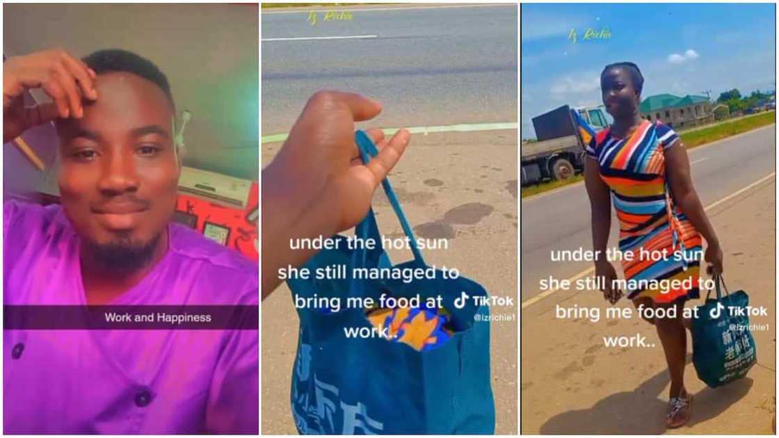 Sweet couple goals/lady made boyfriend feel loved. Sweet couple goals/lady made boyfriend feel loved.