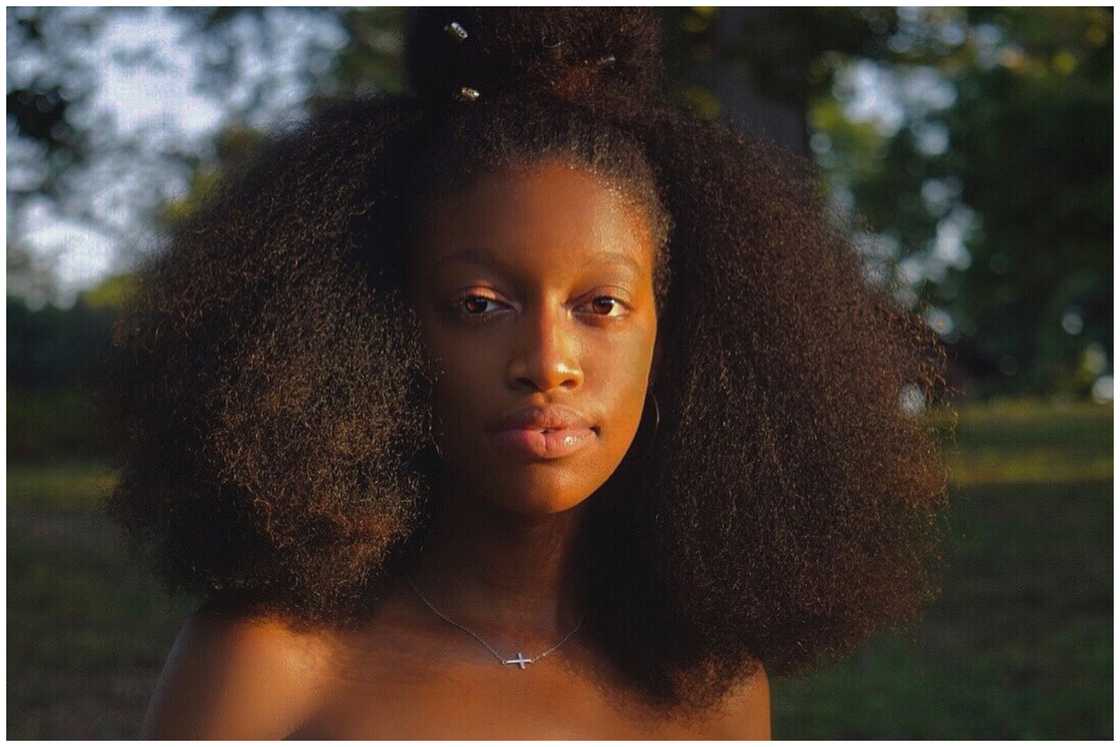 Textured blowout Textured blowout