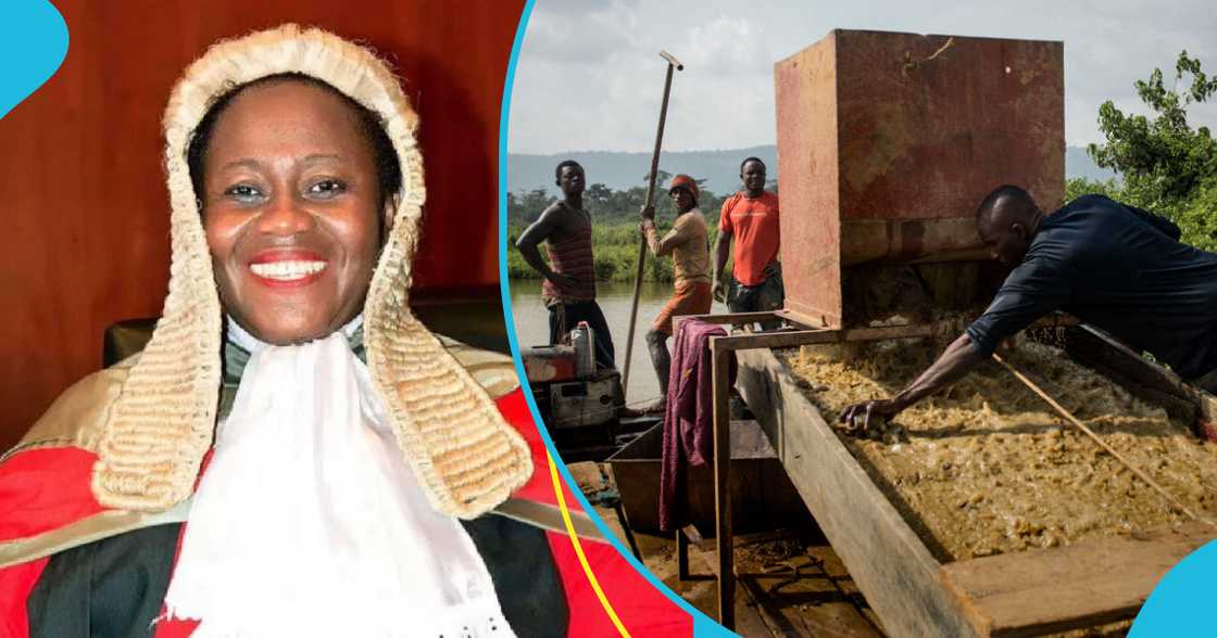 The Chief Justice has urged women to speak out against galamsey The Chief Justice has urged women to speak out against galamsey