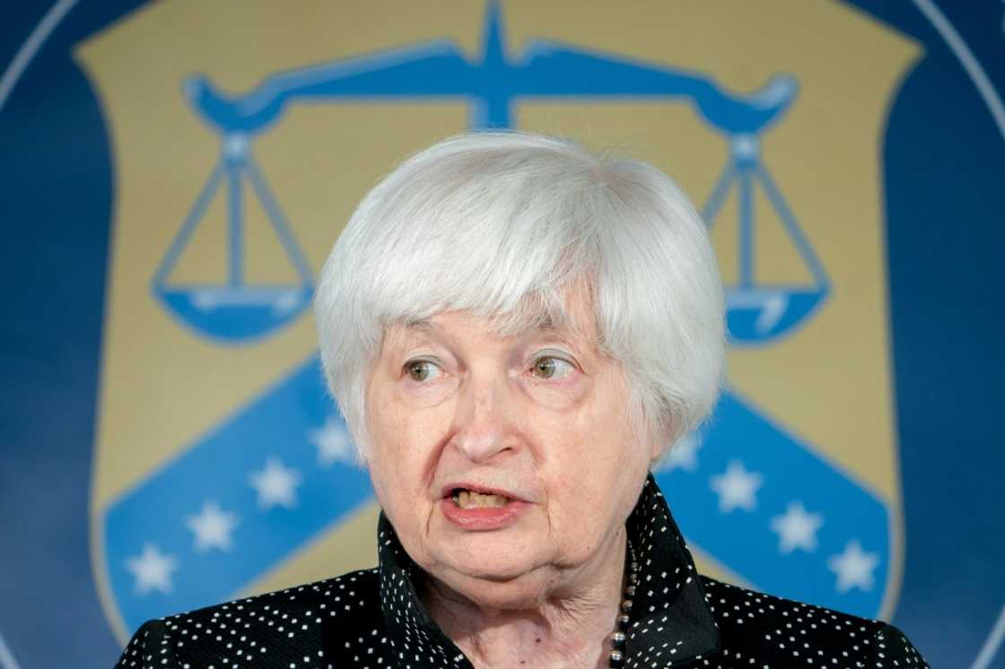 US Treasury Secretary Janet Yellen, in prepared remarks, said she believes the US is on a path to lowering inflation while maintaining a healthy jobs market US Treasury Secretary Janet Yellen, in prepared remarks, said she believes the US is on a path to lowering inflation while maintaining a healthy jobs market