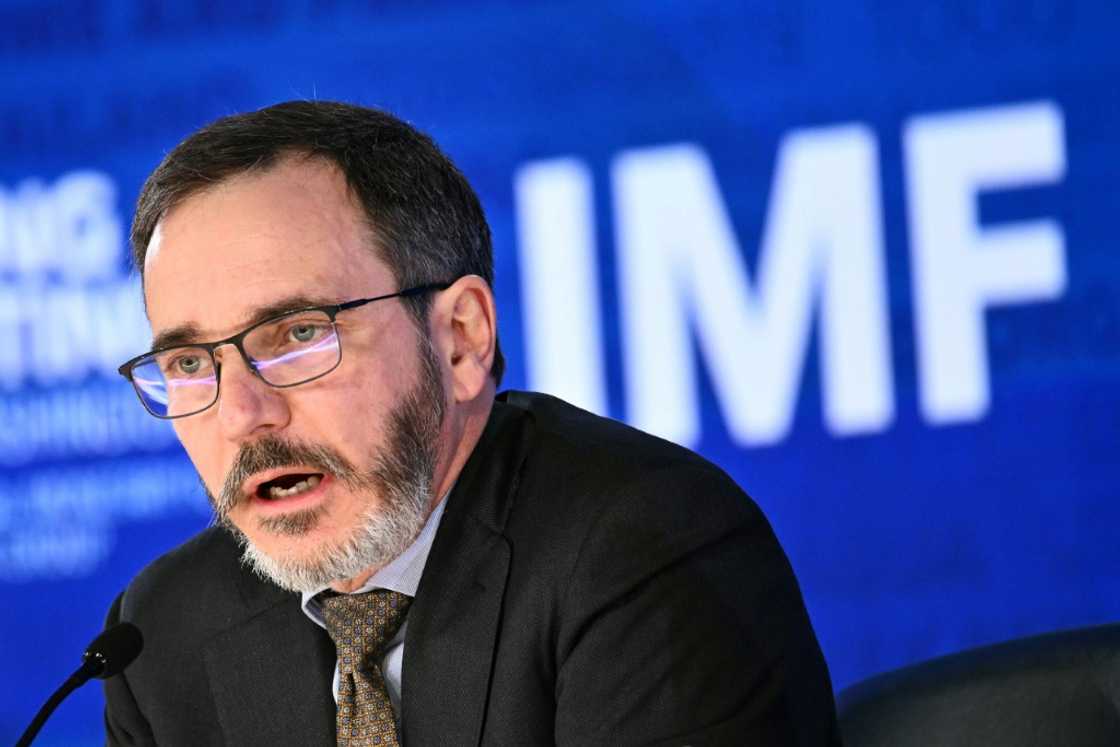 IMF chief economist Pierre-Olivier Gourinchas flagged a "gradual dismantling" of the multilateral trading system as a key concern in unveiling the fund's latest economic outlook report