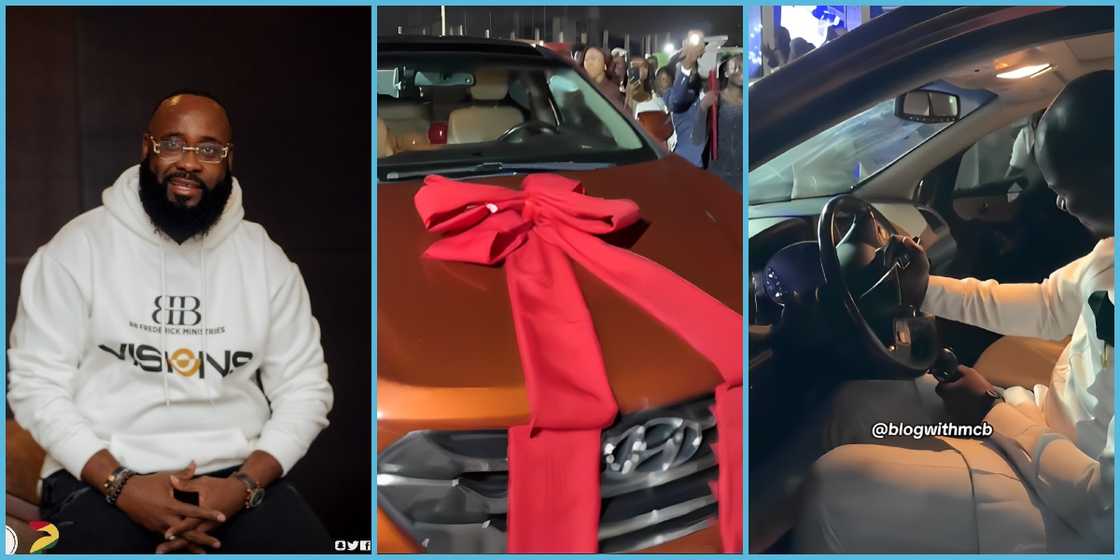 Ghanaian pastor celebrates his birthday, gifts his junior pastor a new car Ghanaian pastor celebrates his birthday, gifts his junior pastor a new car