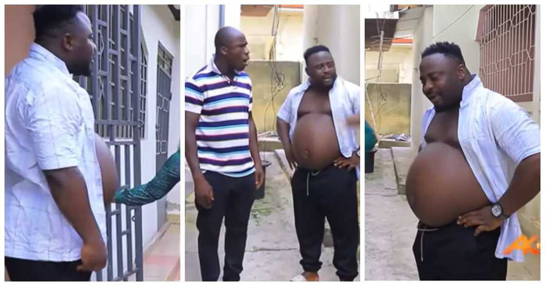 Dr Likee cracks ribs with new "pregnant" man in video Dr Likee cracks ribs with new "pregnant" man in video