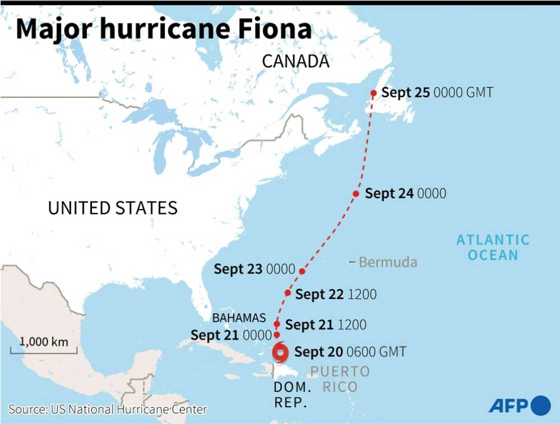 Major Hurricane Fiona Major Hurricane Fiona