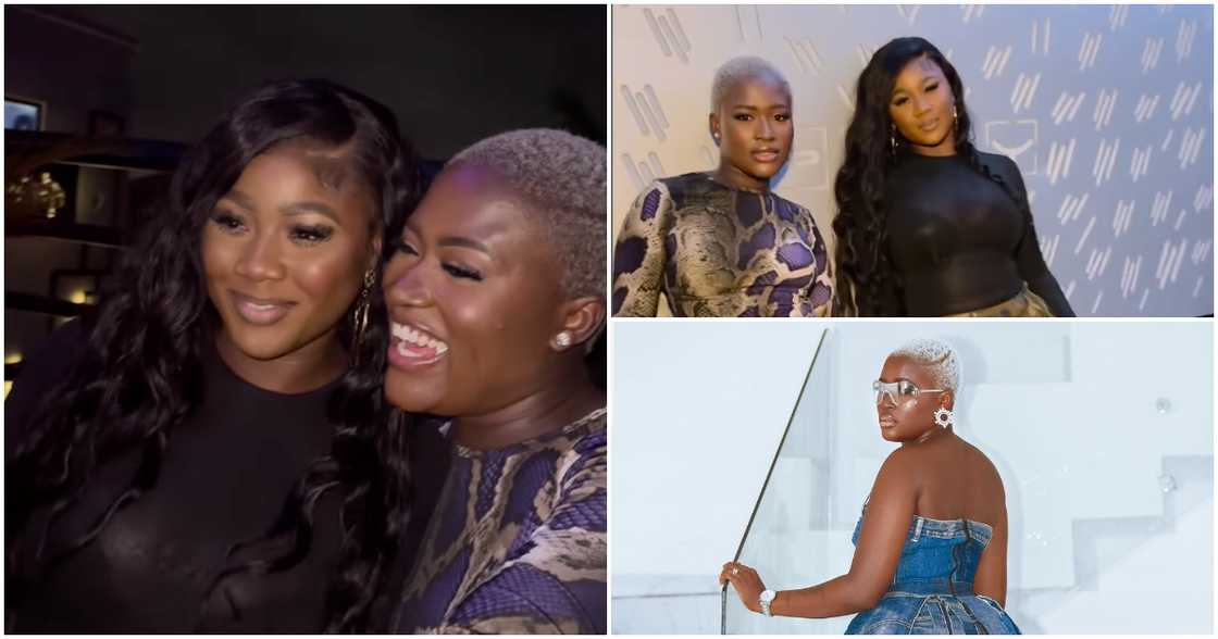 Fella Makafui and Salma Mumin Fella Makafui and Salma Mumin