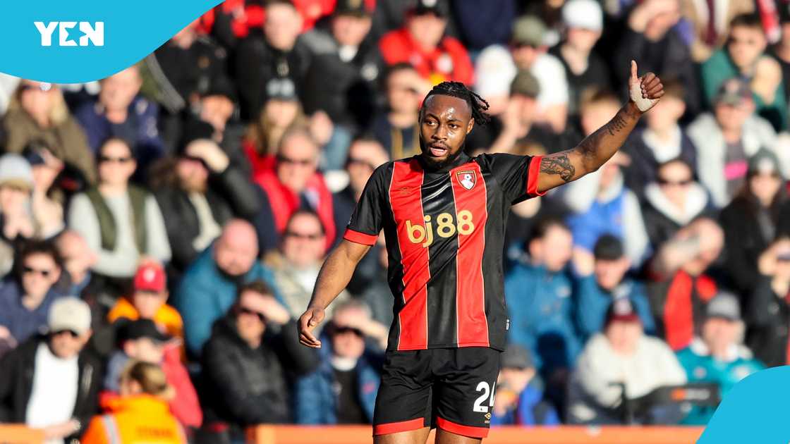 Antoine Semenyo, impressive, performance, AFC Bournemouth, competitions. Antoine Semenyo, impressive, performance, AFC Bournemouth, competitions.