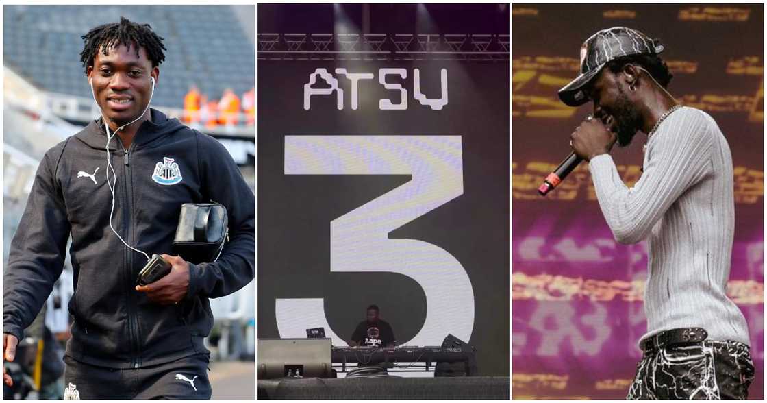 Black Sherif pays tribute To Christian Atsu. Black Sherif pays tribute To Christian Atsu.