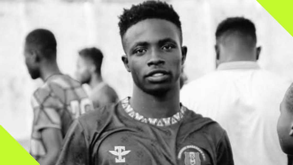 Kwabena Baidoo spent three seasons with Division One League side Sekondi Hasaacas before his tragic death. Photo credit: @onua951fm