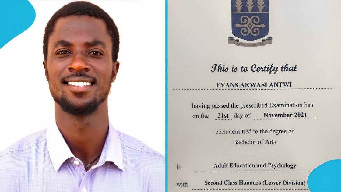 University of Ghana graduate, Evans Akwasi Antwi, unemployment, begs for job