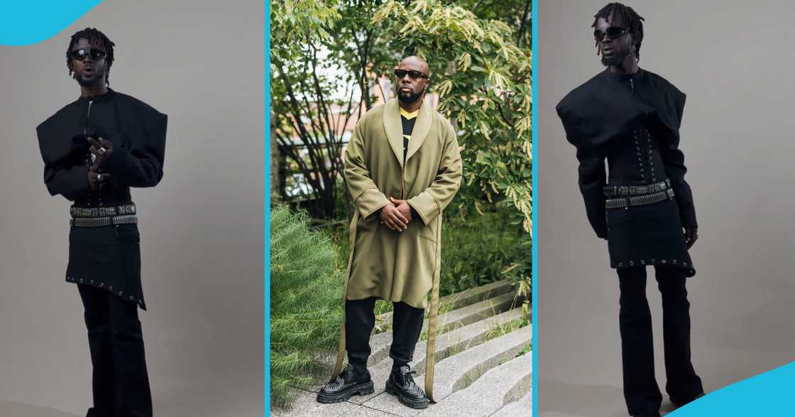 International legend Wyclef Jean falls in love with Blacko's Kilos Milos outfit and begs him for it