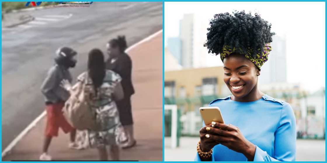 Women pray over thief to stop armed robbery Women pray over thief to stop armed robbery