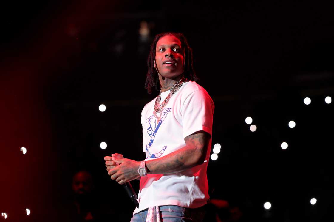 Lil Durk performs during iHeart Powerhouse 105.1 Lil Durk performs during iHeart Powerhouse 105.1