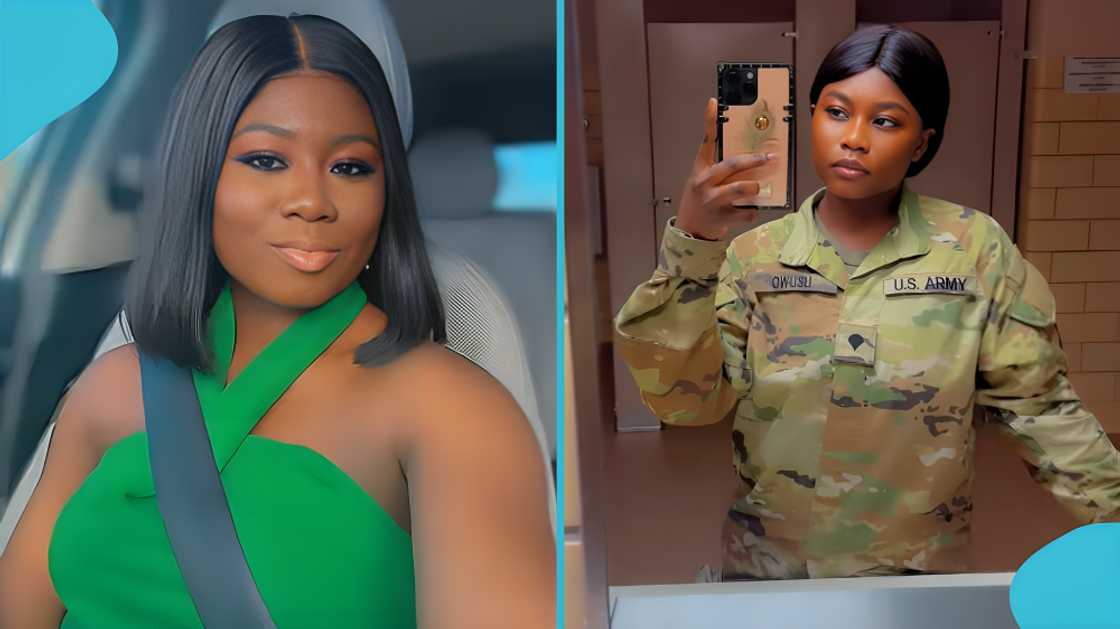 Ghanaian military woman, anticipation for summer in Ghana, viral TikTok video, Akosua Ghana, US military personnel, Ghanaian music, diaspora connections, cultural pride, social media engagement, energy and enthusiasm