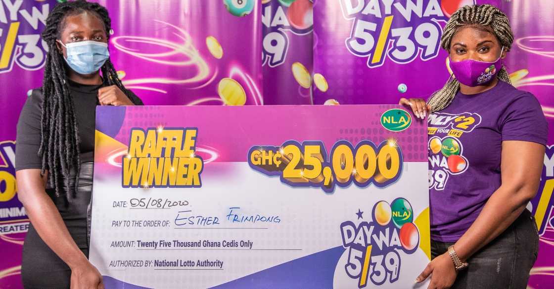 NLA Daywa 5/39’s new Weekly Raffle awards first winner with GhC25,000 cash prize