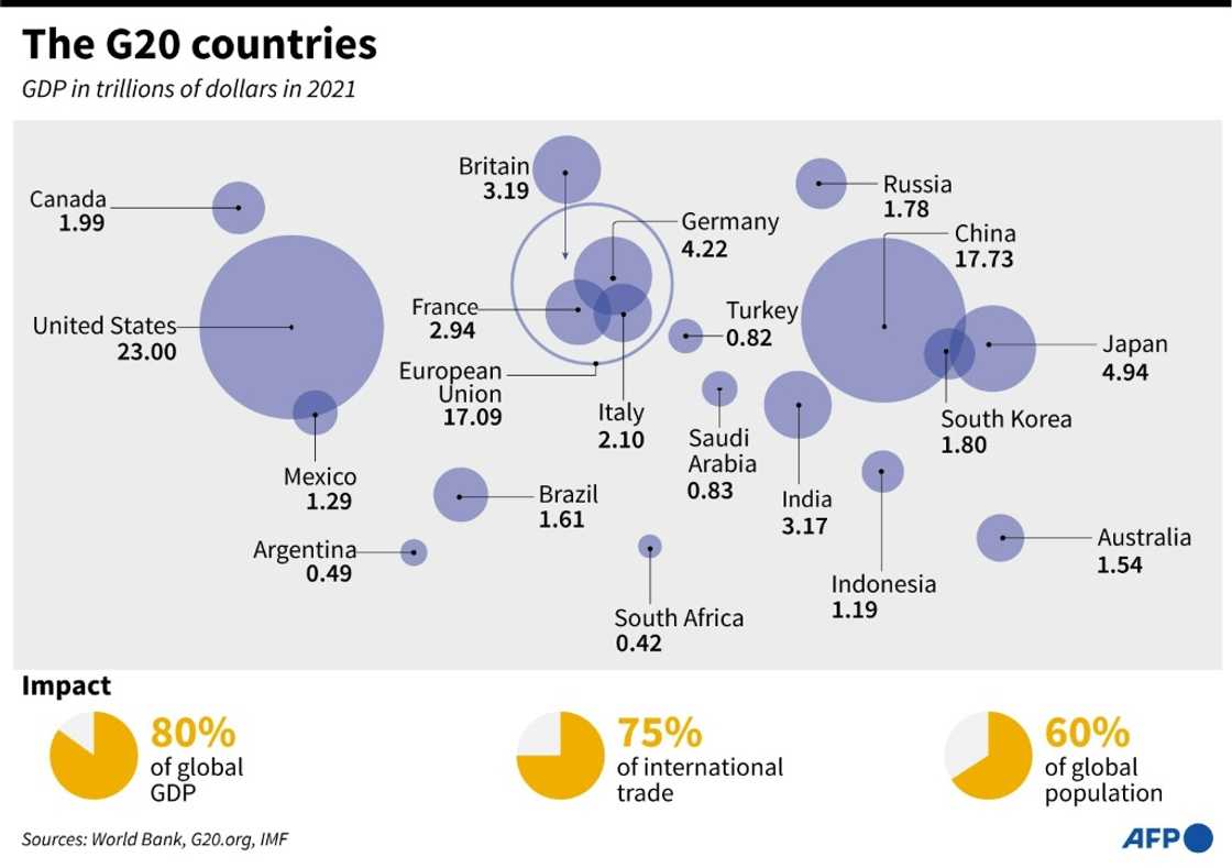 The G20 countries The G20 countries