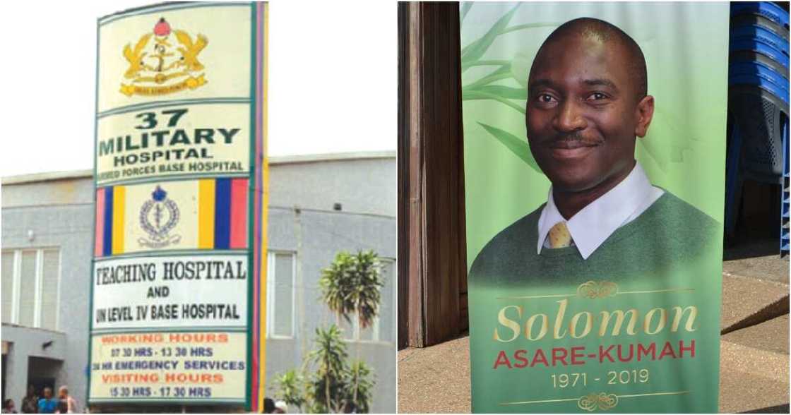 37 Military Hospital has been ordered to release an investigative report on the death of Solomon Kumah-Asare in 2019. 37 Military Hospital has been ordered to release an investigative report on the death of Solomon Kumah-Asare in 2019.