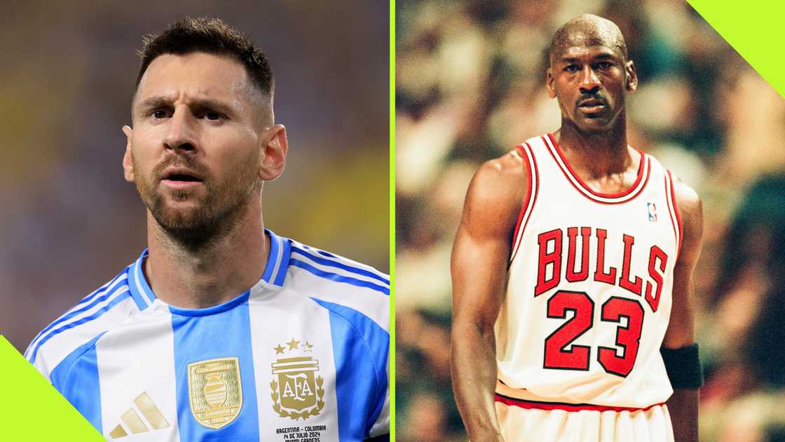 Lionel Messi and Michael Jordan are considered GOATS in their sports Lionel Messi and Michael Jordan are considered GOATS in their sports
