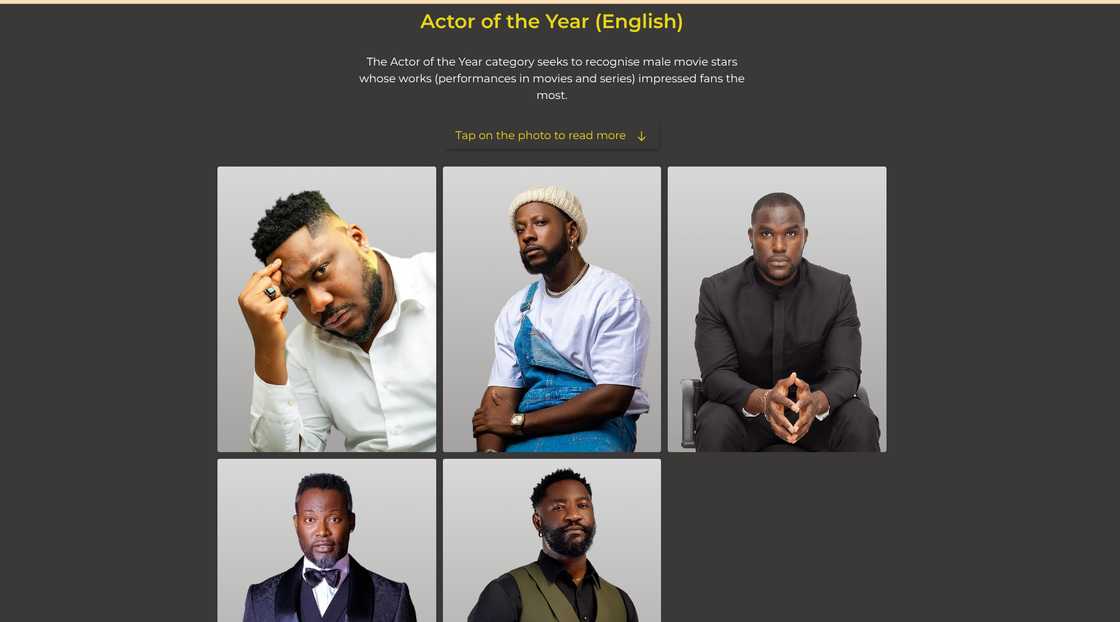YEN Awards 2025, 2025 YEN Entertainment Awards, Actor of the Year (English), Aaron Adatsi, Melvin Dain, Jeffrey Nortey,Adjetey Anang, Anthony Woode YEN Awards 2025, 2025 YEN Entertainment Awards, Actor of the Year (English), Aaron Adatsi, Melvin Dain, Jeffrey Nortey,Adjetey Anang, Anthony Woode