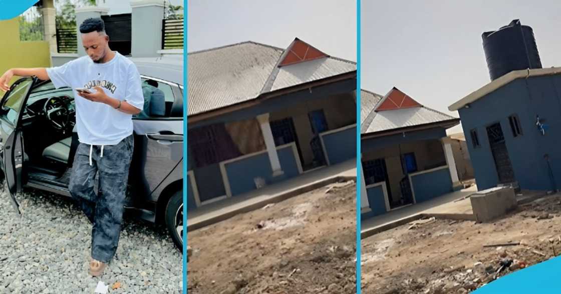 Dream house, Ghanaian man, social media, Ghana's housing deficit, single room