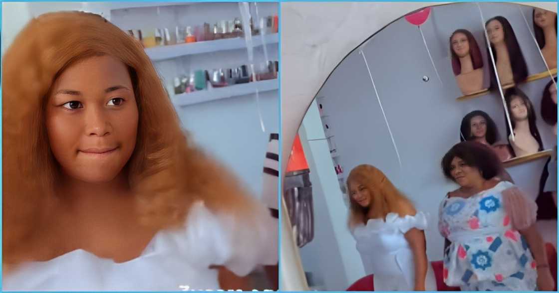 Ghanaian woman quits nursing and rejoices as she becomes a hairdresser Ghanaian woman quits nursing and rejoices as she becomes a hairdresser