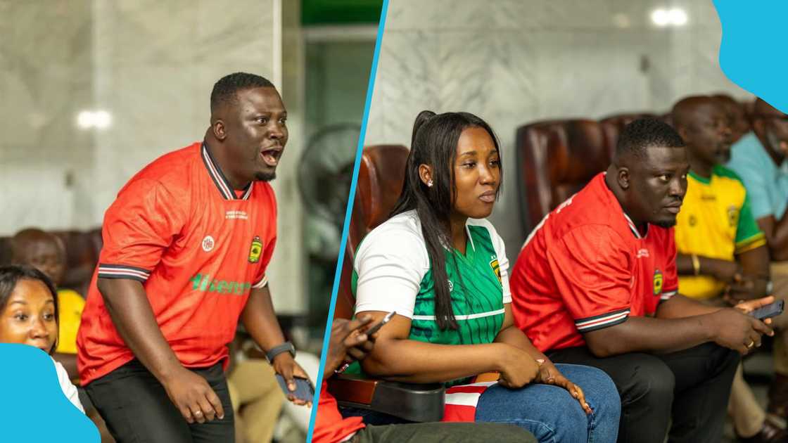 Dr Frank Amoakohene watches Asante Kotoko play True Democracy. Dr Frank Amoakohene watches Asante Kotoko play True Democracy.