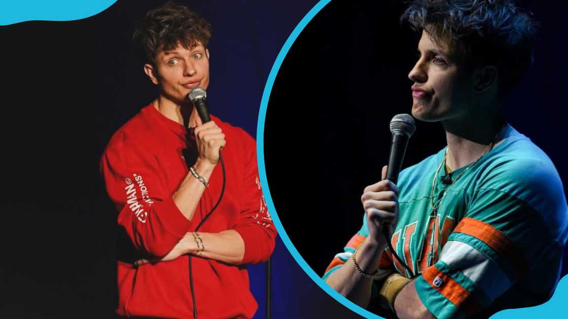 Matt Rife during live comedy performances. Matt Rife during live comedy performances.