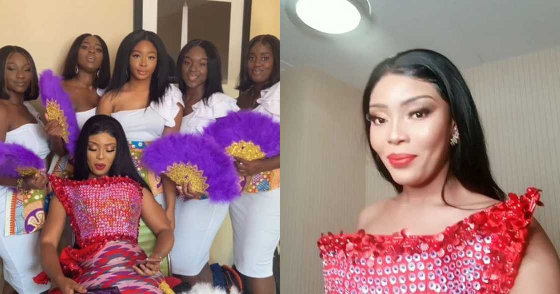 Baby Blanche: Actress marries Stephen Agyapong in the US; traditional wedding videos Baby Blanche: Actress marries Stephen Agyapong in the US; traditional wedding videos