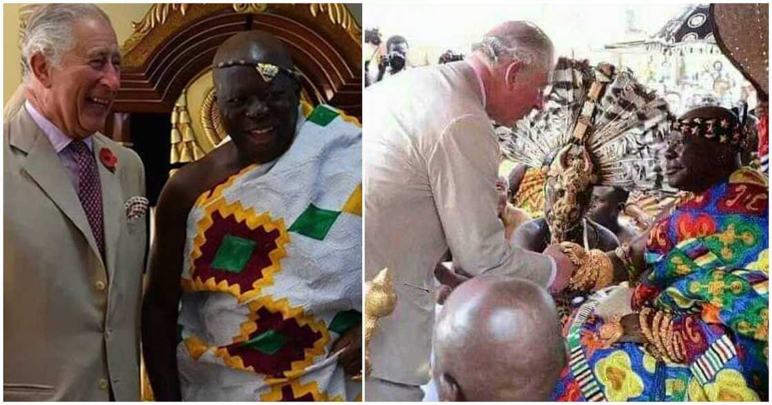 Asantehene Otumfuo Osei Tutu II and King Charles III