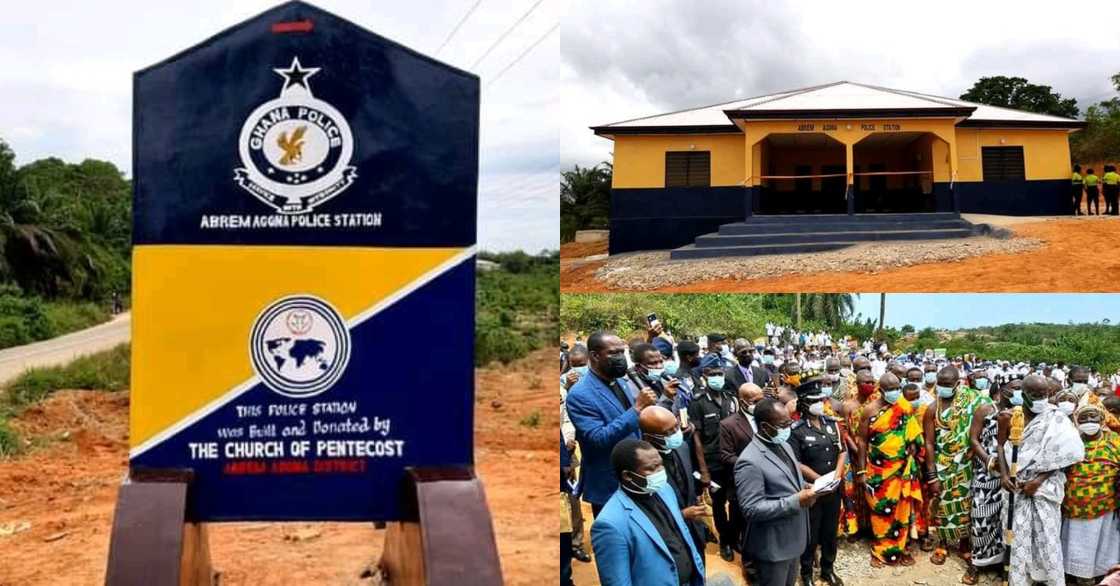 Cape Coast Area of Church of Pentecost Fully-Funds & Builds Police Station for Ghana