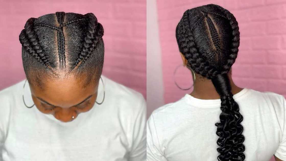 Attractive two-braid patterns