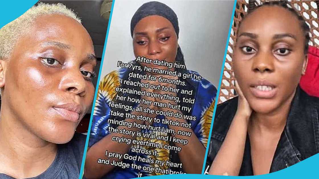 Lady cries over boyfriend's betrayal