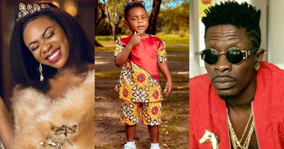 Video shows Shatta Wale’s son Majesty looks just like him when angry