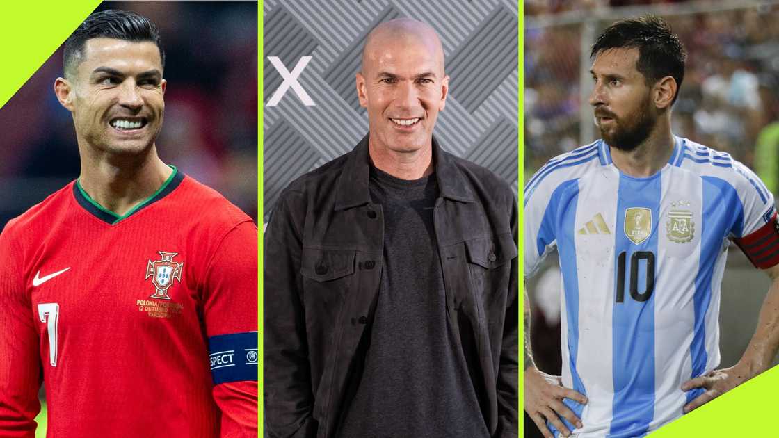 Zinedine Zidane makes his pick between Cristiano Ronaldo and Lionel Messi in the GOAT debate Zinedine Zidane makes his pick between Cristiano Ronaldo and Lionel Messi in the GOAT debate