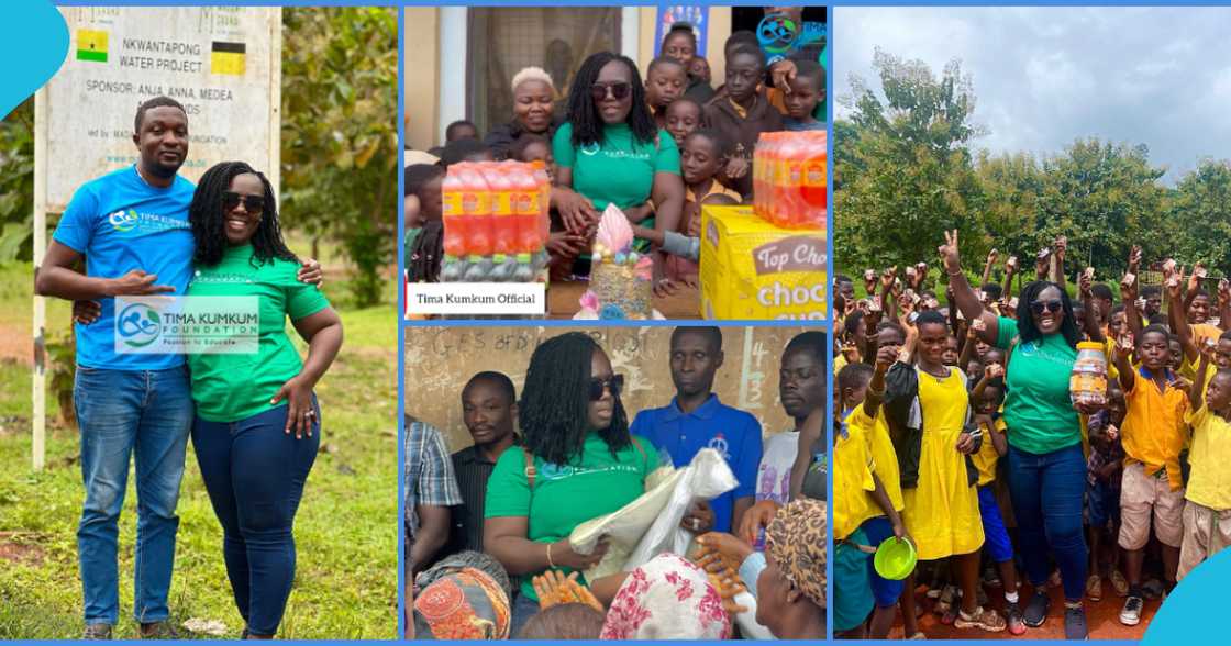 Tima Kumkum Celebrated 36th Birthday With Pupils Of Nkwantapong Primary, Photos Warm Hearts Tima Kumkum Celebrated 36th Birthday With Pupils Of Nkwantapong Primary, Photos Warm Hearts