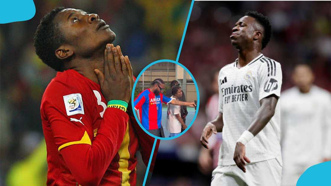 Pappy Kojo likens Vini Jr to Asamoah Gyan. Pappy Kojo likens Vini Jr to Asamoah Gyan.
