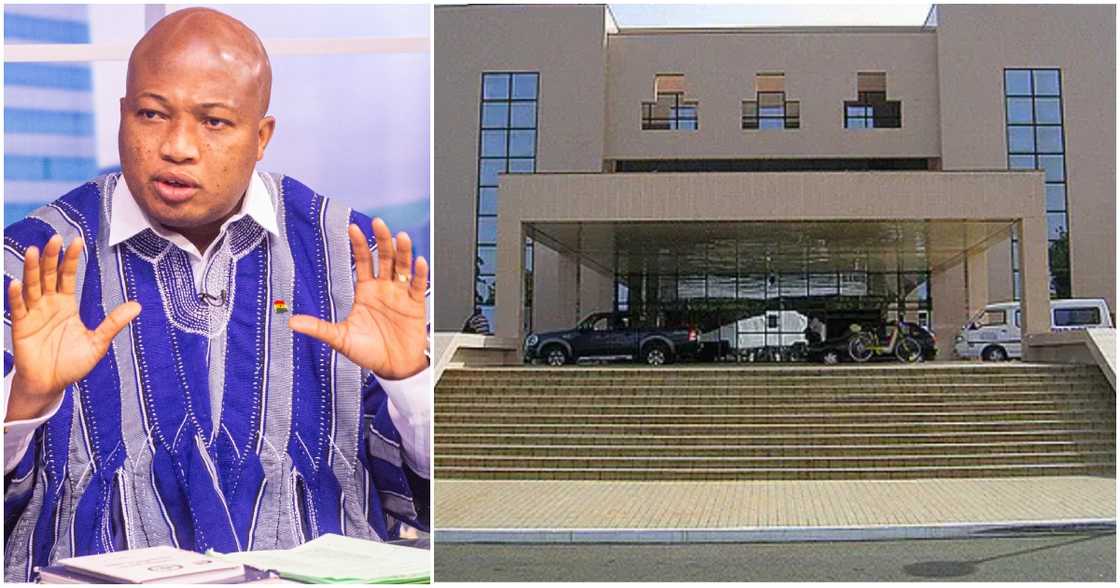 Okudzeto Ablakwa disclosed that Minority blocked the 1.3bn cedi allocation for the reconstruction of the conference centre. Okudzeto Ablakwa disclosed that Minority blocked the 1.3bn cedi allocation for the reconstruction of the conference centre.