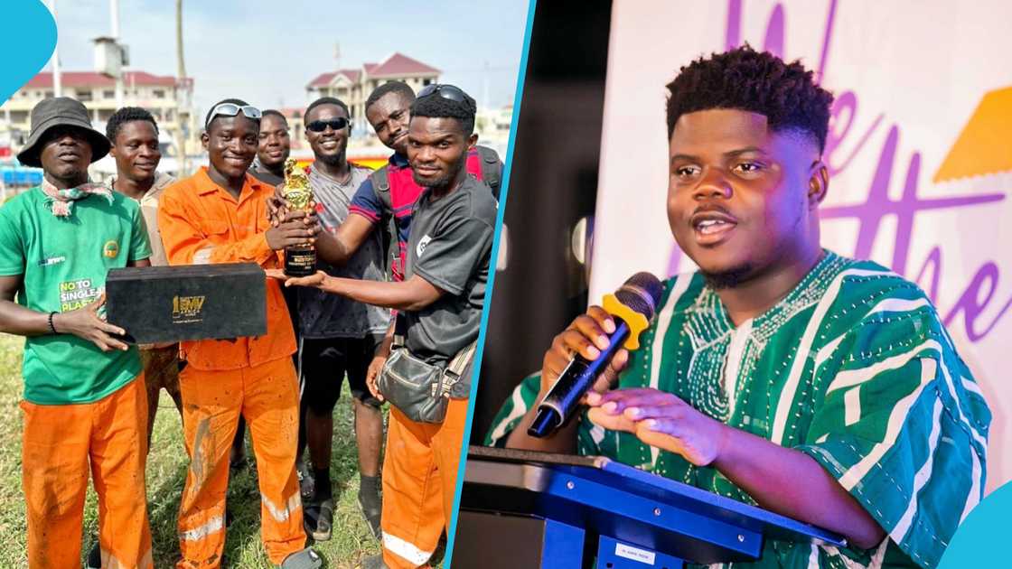 Wode Maya, Buz Stop Boys, Fund raising, Okponglo bus stop, Okponglo gutters, Ghanaians donate to Buz Stop Boys, Cleaning gutters Wode Maya, Buz Stop Boys, Fund raising, Okponglo bus stop, Okponglo gutters, Ghanaians donate to Buz Stop Boys, Cleaning gutters