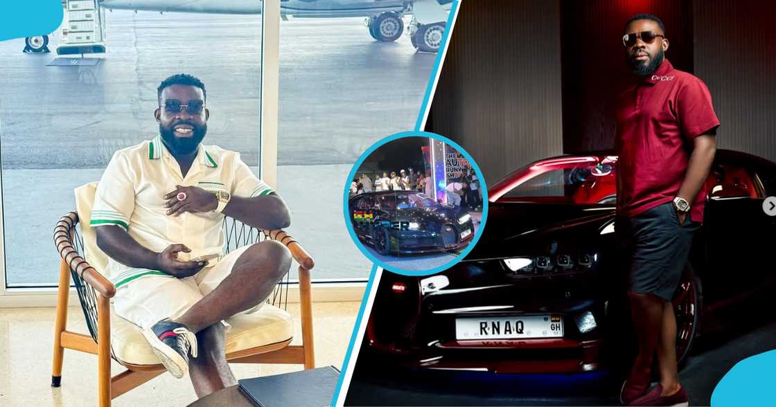 Richard Quaye, Richard Quaye Bugatti, Richard Quaye EMY expo, Richard Quaye EMY auto show, Richard Quaye Bugatti Chiron, Richard Quaye Bugatti EMY