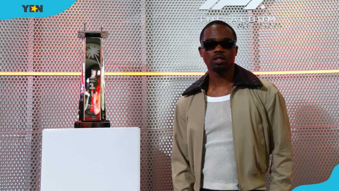 American rapper Roddy Ricch poses at the Miami International Autodrome for the F1 Grand Prix. American rapper Roddy Ricch poses at the Miami International Autodrome for the F1 Grand Prix.
