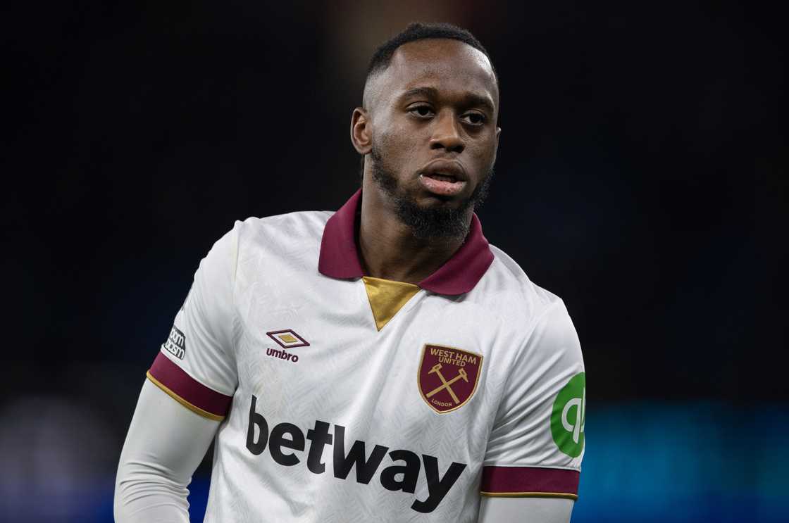 Aaron Wan-Bissaka of West Ham United during the Premier League match Aaron Wan-Bissaka of West Ham United during the Premier League match
